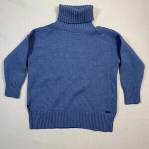 Polo Ralph Lauren Blue Turtleneck Sweater Womens XS Cashmere Wool